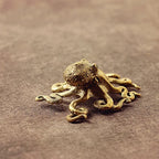 Octopus Statue | Handcrafted Brass Finish Tabletop Ornament