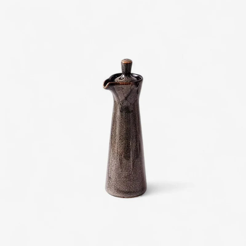 Oil Dispenser Pot | Ceramic & Pouring Spout Lid | 120ml