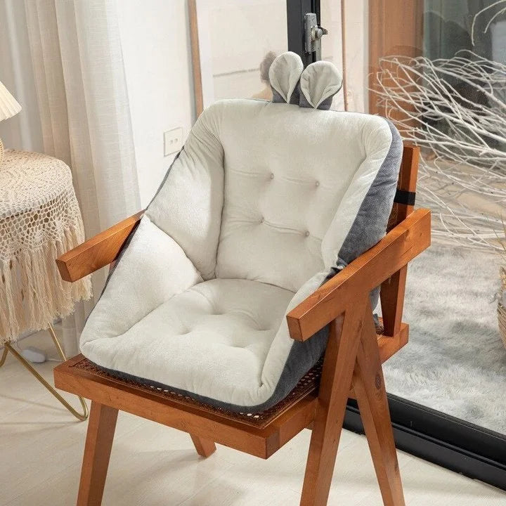 Orthopedic Seat Cushion | Ergonomic Coccyx Cutout & Charcoal Memory Foam | Removable Machine-Washable Cover