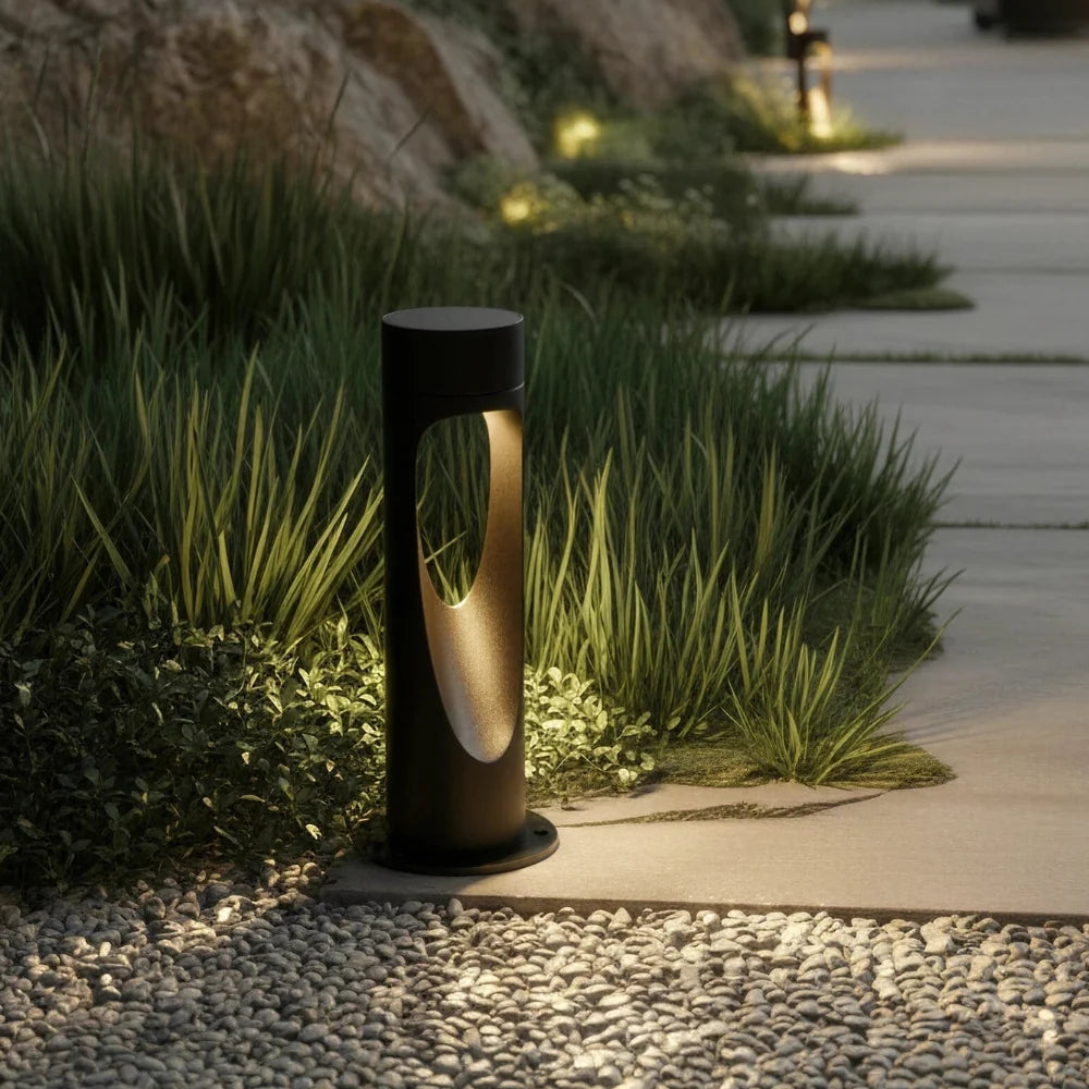 Outdoor Floor Lamp | Weather-Resistant LED Round Base | 30 & 60 cm