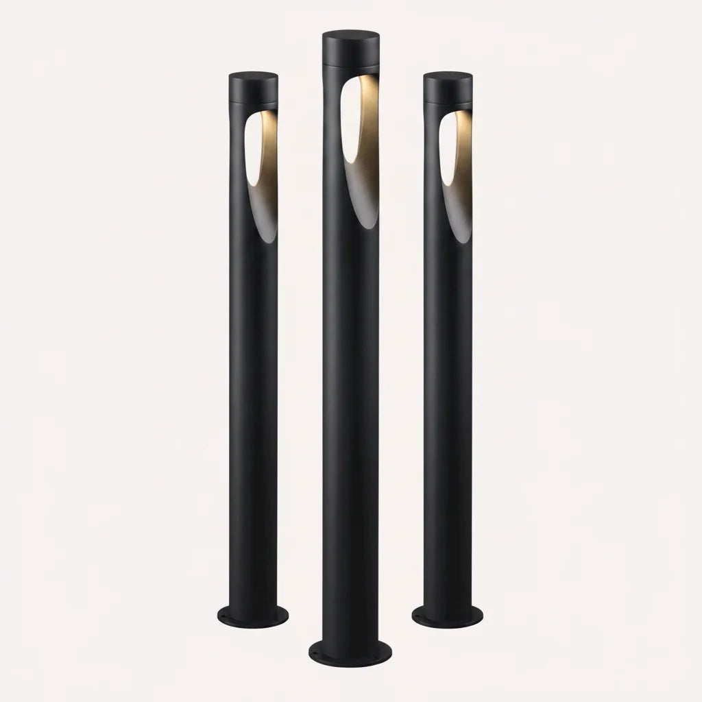 Outdoor Floor Lamp | Weather-Resistant LED Round Base | 30 & 60 cm