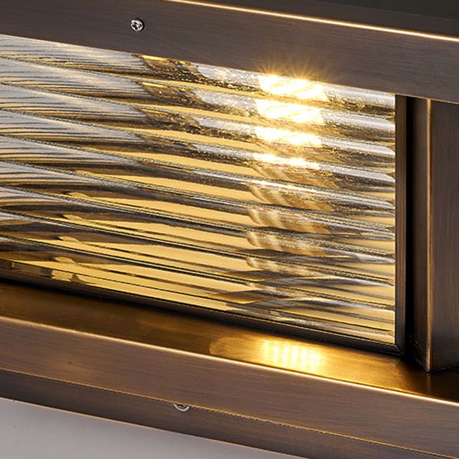 Outdoor Pillar Light | Metal & Glass Weather-Resistant | Post-Mountable