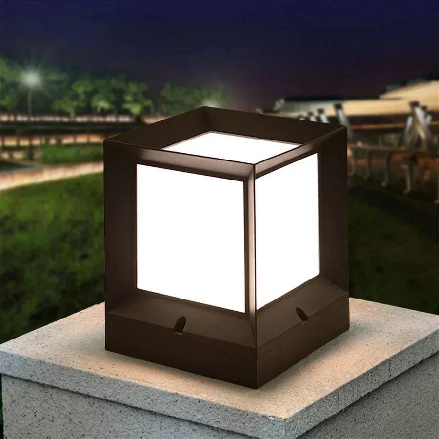 Outdoor Pillar Light | Weather-Resistant Warm & Bright LED | 12W