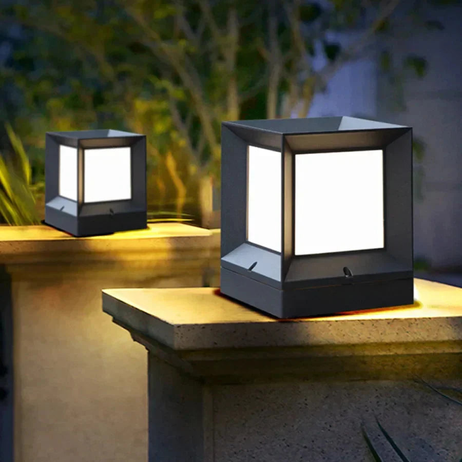 Outdoor Pillar Light | Weather-Resistant Warm & Bright LED | 12W