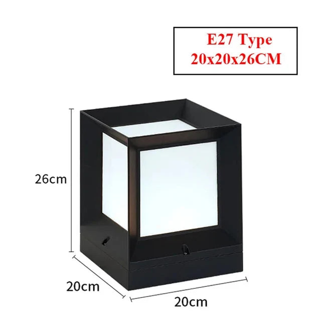 Outdoor Pillar Light | Weather-Resistant Warm & Bright LED | 12W