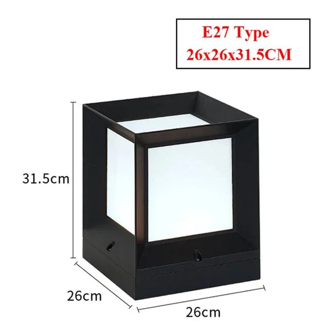 Outdoor Pillar Light | Weather-Resistant Warm & Bright LED | 12W