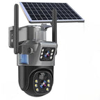 Outdoor Security Camera | 4K Dual-Lens & Solar-Powered