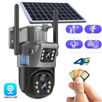 Outdoor Security Camera | 4K Dual-Lens & Solar-Powered