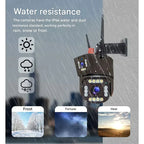 Outdoor Security Camera | 4K Dual-Lens & Solar-Powered
