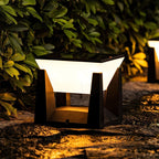 Outdoor Solar Lamp | Cube-Shaped Solar LED & Weather-Resistant