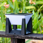 Outdoor Solar Lamp | Cube-Shaped Solar LED & Weather-Resistant