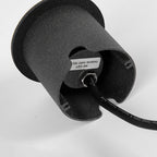 Outdoor Step & Deck Light | Black Metal & Glass | IP65