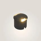 Outdoor Step & Deck Light | Black Metal & Glass | IP65