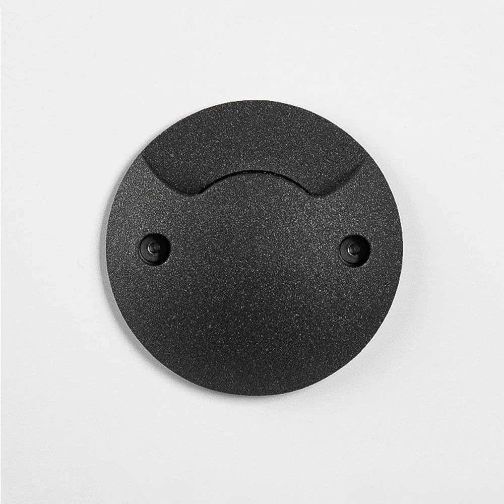 Outdoor Step & Deck Light | Black Metal & Glass | IP65