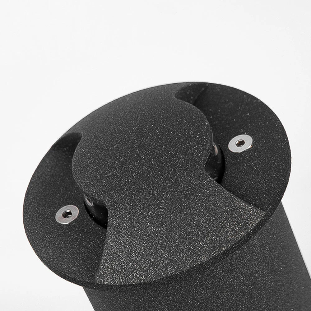 Outdoor Step & Deck Light | Black Metal & Glass | IP65