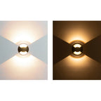 Outdoor Step & Deck Light | Black Metal & Glass | IP65