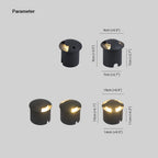 Outdoor Step & Deck Light | Black Metal & Glass | IP65