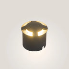 Outdoor Step & Deck Light | Black Metal & Glass | IP65