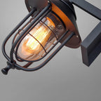 Outdoor Wall Lamp | Lantern-Shaped Metal & Glass IP65 Weatherproof