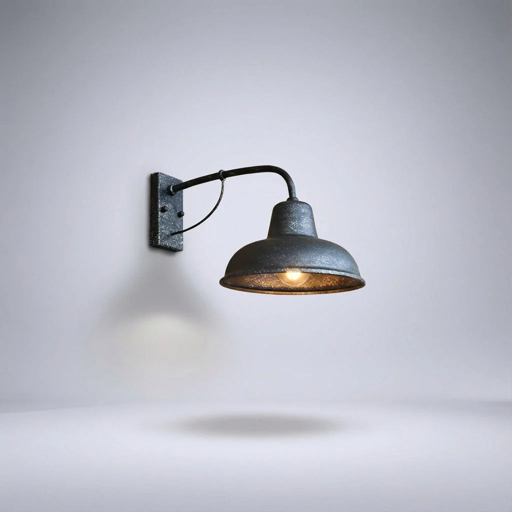 Outdoor Wall Lamp | Weather-Resistant Iron & Vintage Style