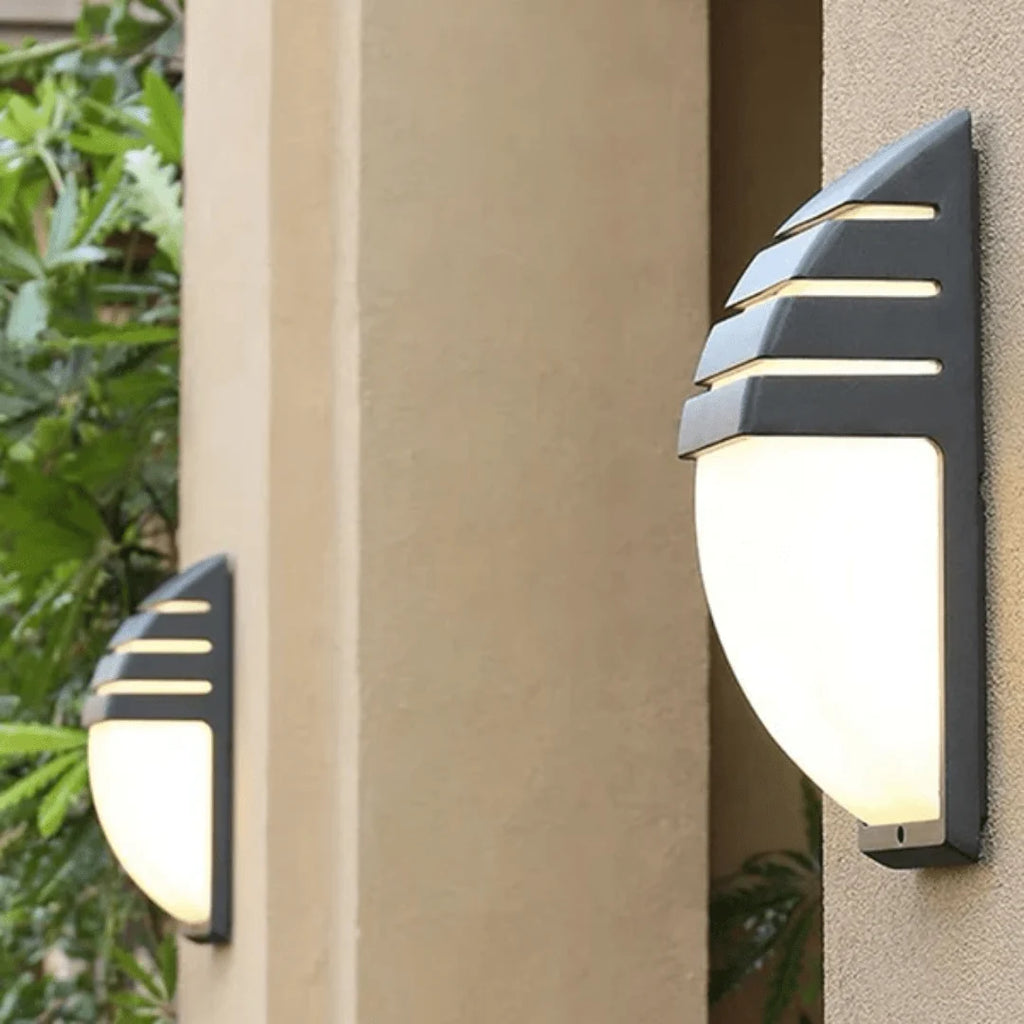 Outdoor Wall Light | Motion-Activated Matte Black LED & Weather-Resistant