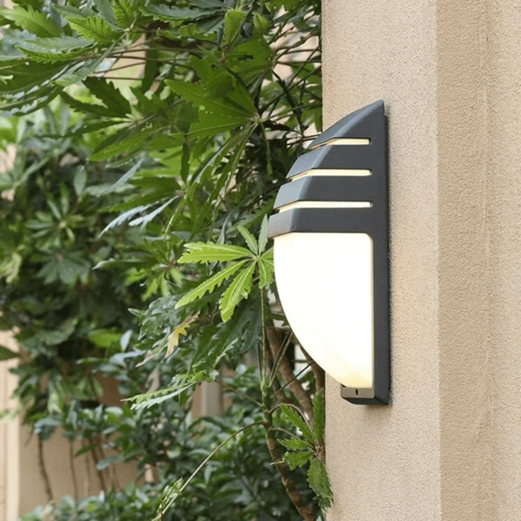 Outdoor Wall Light | Motion-Activated Matte Black LED & Weather-Resistant