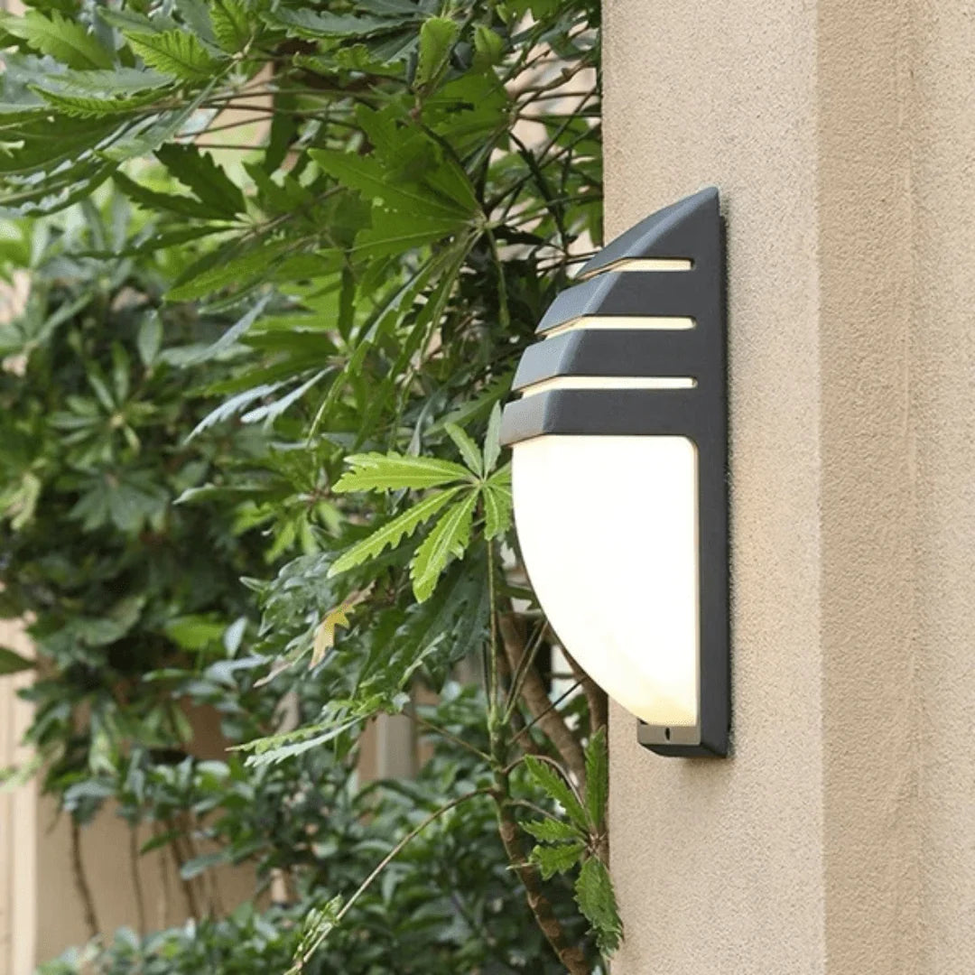 Outdoor Wall Light | Motion-Activated Matte Black LED & Weather-Resistant