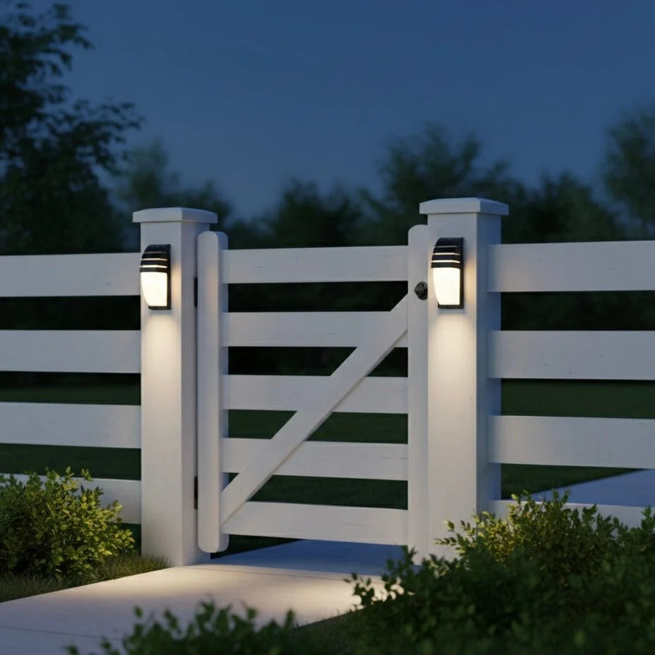 Outdoor Wall Light | Motion-Activated Matte Black LED & Weather-Resistant