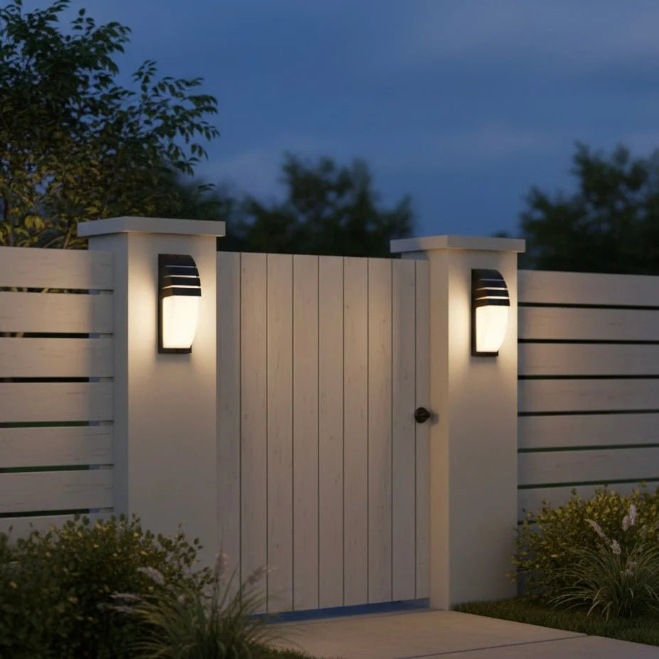 Outdoor Wall Light | Motion-Activated Matte Black LED & Weather-Resistant