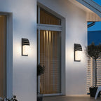 Outdoor Wall Light | Motion-Activated Matte Black LED & Weather-Resistant