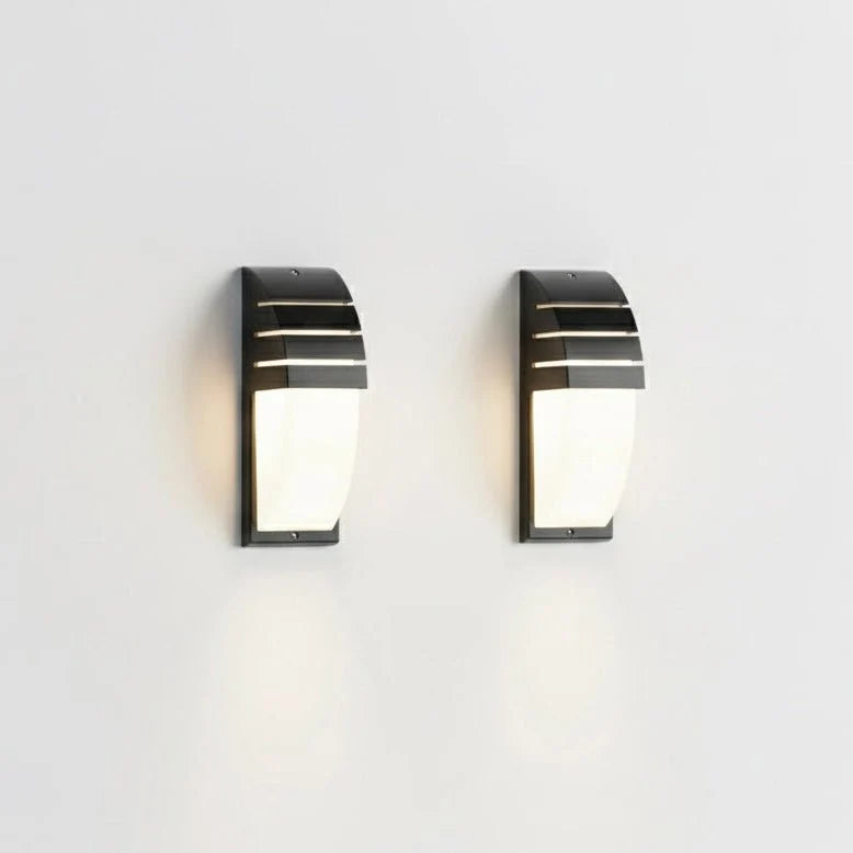 Outdoor Wall Light | Motion-Activated Matte Black LED & Weather-Resistant