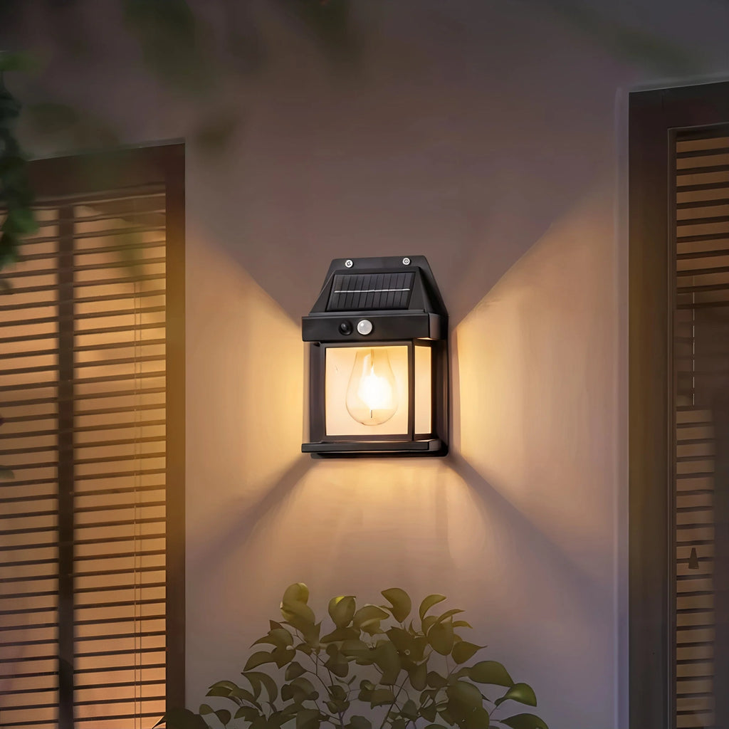 Outdoor Wall Light | Solar-Powered LED & Compact Wall-Mounted