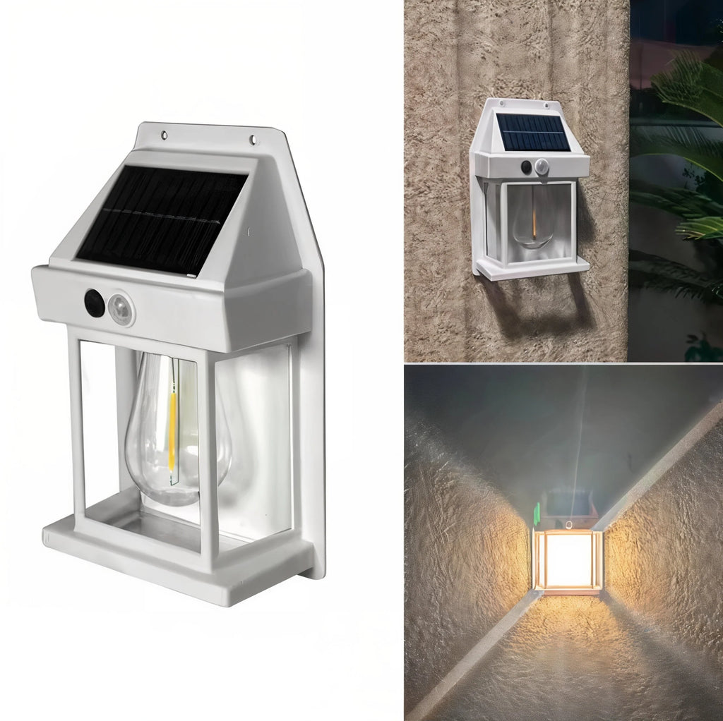 Outdoor Wall Light | Solar-Powered LED & Compact Wall-Mounted