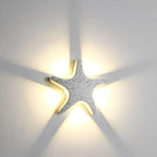 Outdoor Wall Light | Starfish Design Built-In LED & Aluminum