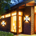 Outdoor Wall Light | Starfish Design Built-In LED & Aluminum