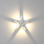 Outdoor Wall Light | Starfish Design Built-In LED & Aluminum