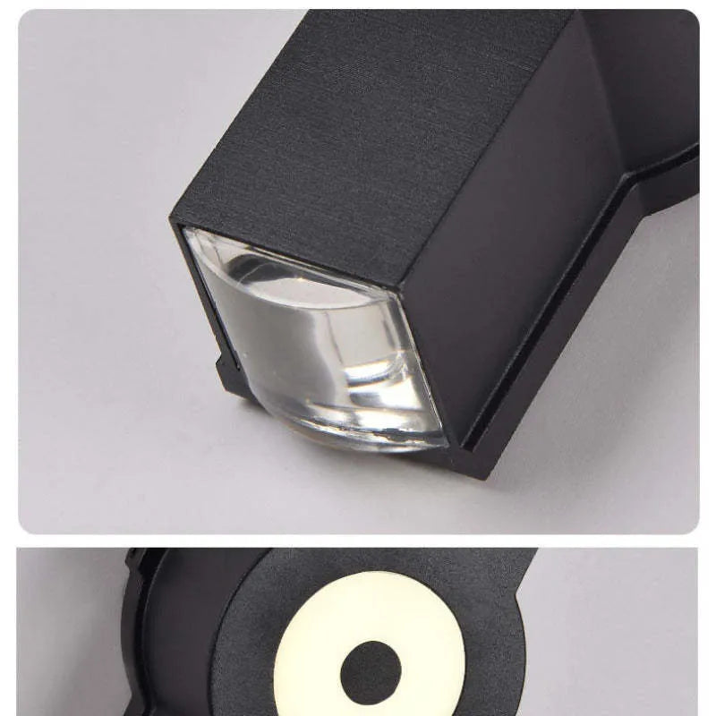 Outdoor Wall Light | Waterproof Minimalist Cross | Warm White LED Included