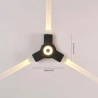 Outdoor Wall Light | Waterproof Minimalist Cross | Warm White LED Included