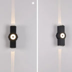 Outdoor Wall Light | Waterproof Minimalist Cross | Warm White LED Included