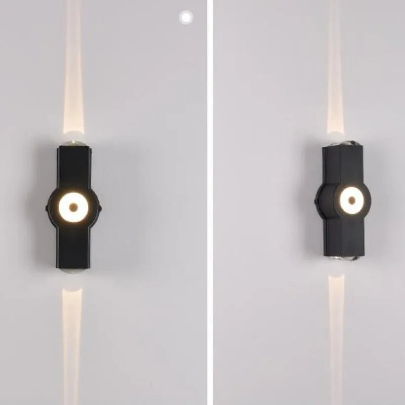 Outdoor Wall Light | Waterproof Minimalist Cross | Warm White LED Included