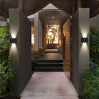 Outdoor Wall Light with Aluminum Housing