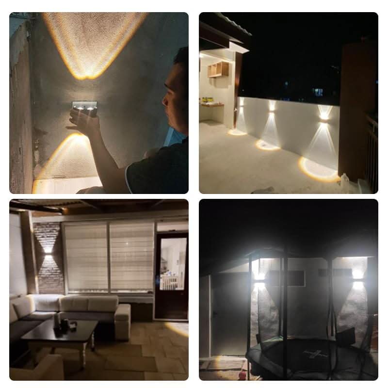 Outdoor Wall Light with Aluminum Housing