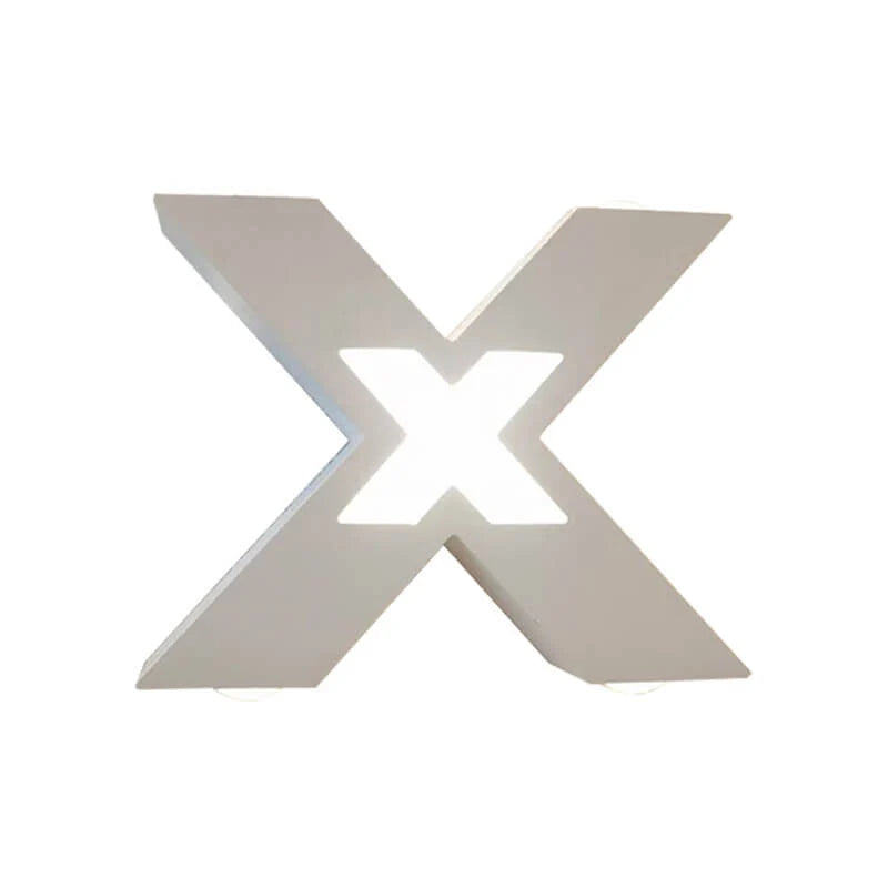Outdoor Wall Light | X-Shaped LED & Waterproof | 4 Lights