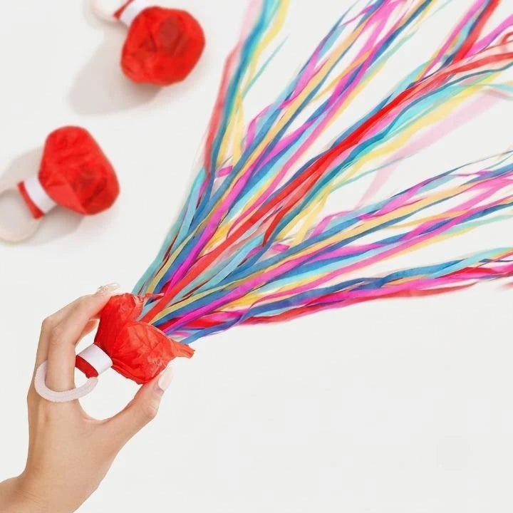 Paper Throw Streamers | Biodegradable, Flame-Retardant & Confetti-Free | Set of 10