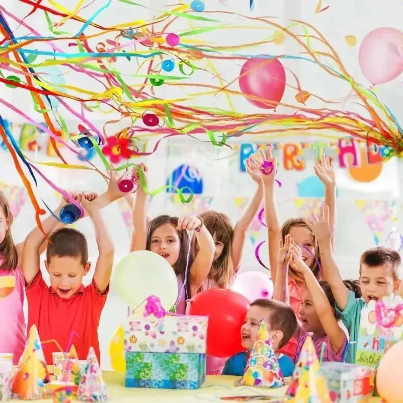 Paper Throw Streamers | Biodegradable, Flame-Retardant & Confetti-Free | Set of 10