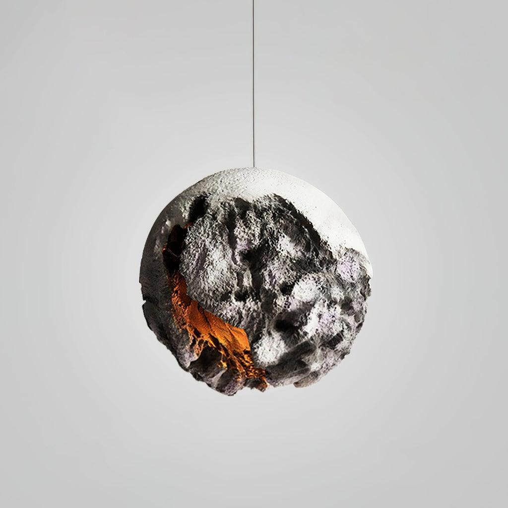 Pendant Ceiling Lamp | Irregular Planet Shape & LED Compatible | 30/40/60 cm