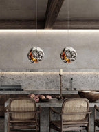 Pendant Ceiling Lamp | Irregular Planet Shape & LED Compatible | 30/40/60 cm