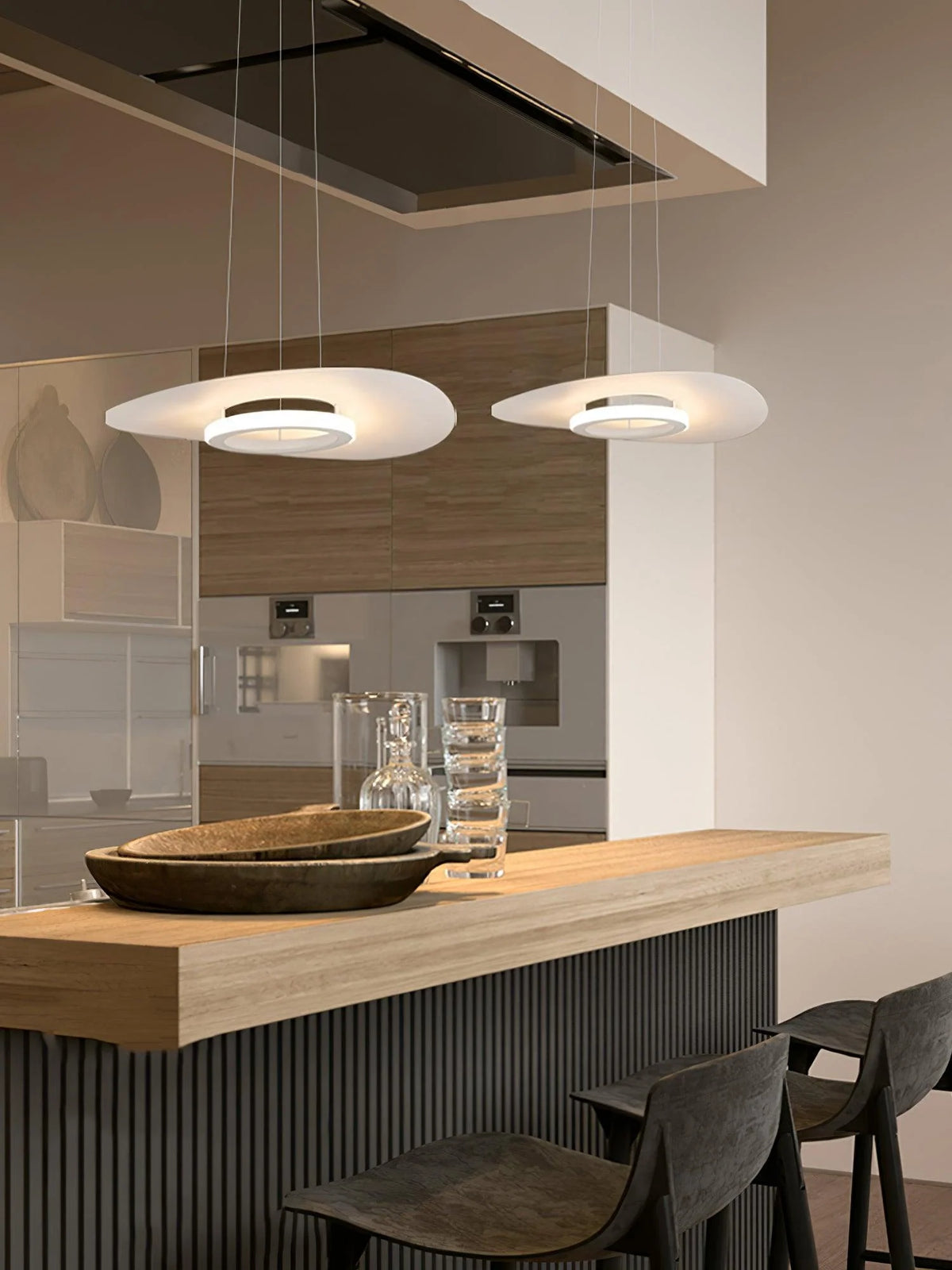 Pendant Ceiling Light | Integrated LED & Adjustable Height | Diameter 40/60/80 cm
