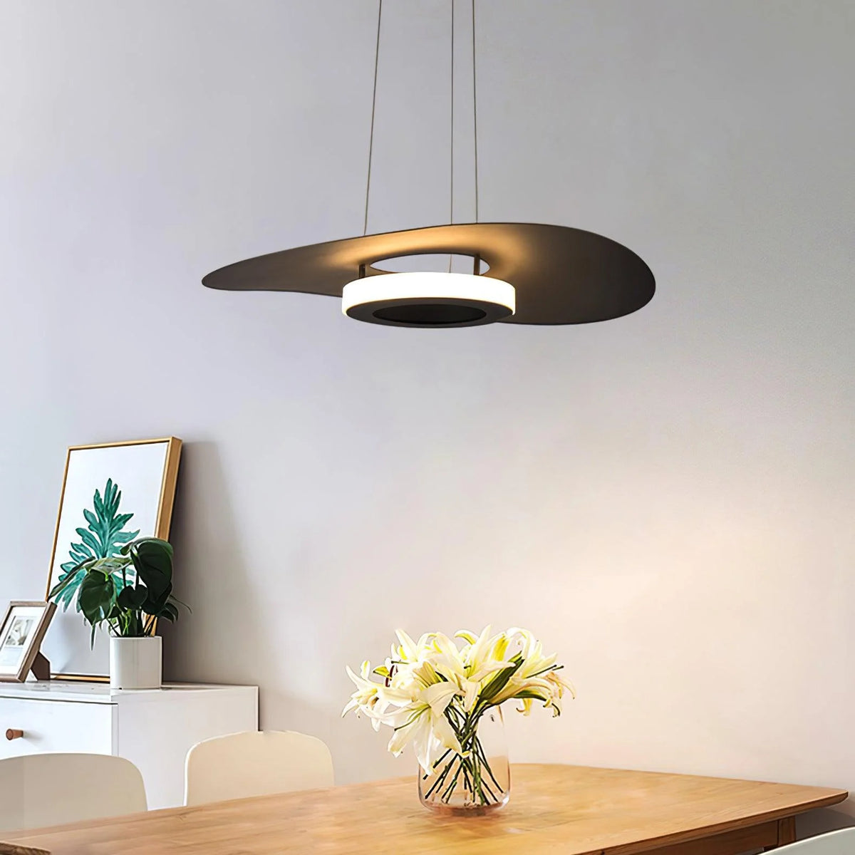 Pendant Ceiling Light | Integrated LED & Adjustable Height | Diameter 40/60/80 cm