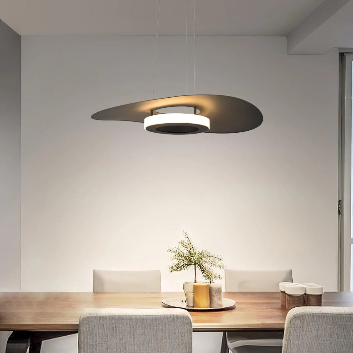Pendant Ceiling Light | Integrated LED & Adjustable Height | Diameter 40/60/80 cm